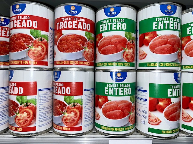Tomates enlatados